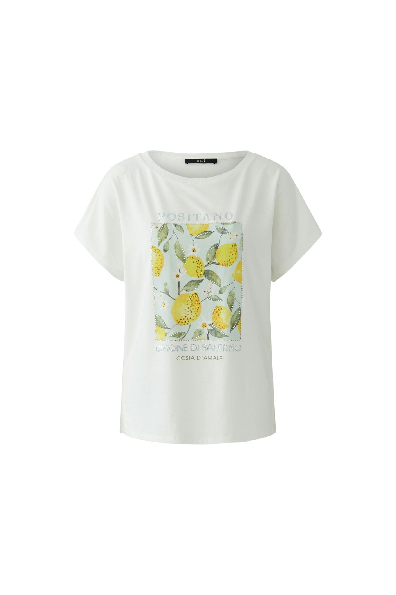 T-Shirt mit Glitzersteinen