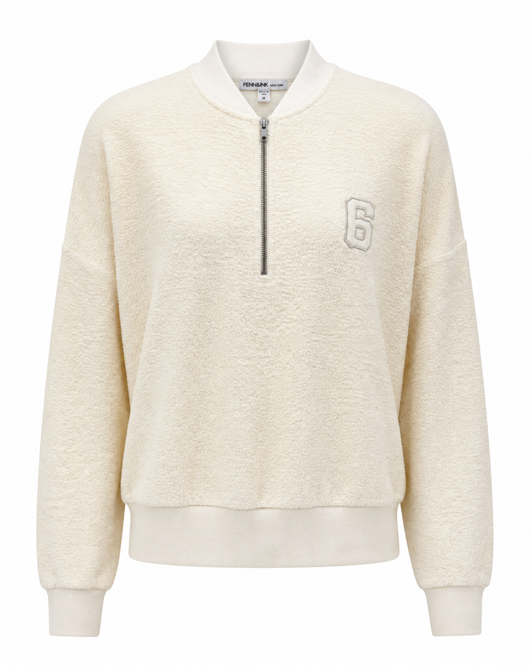 Sweater mit Kurzzippverschluss