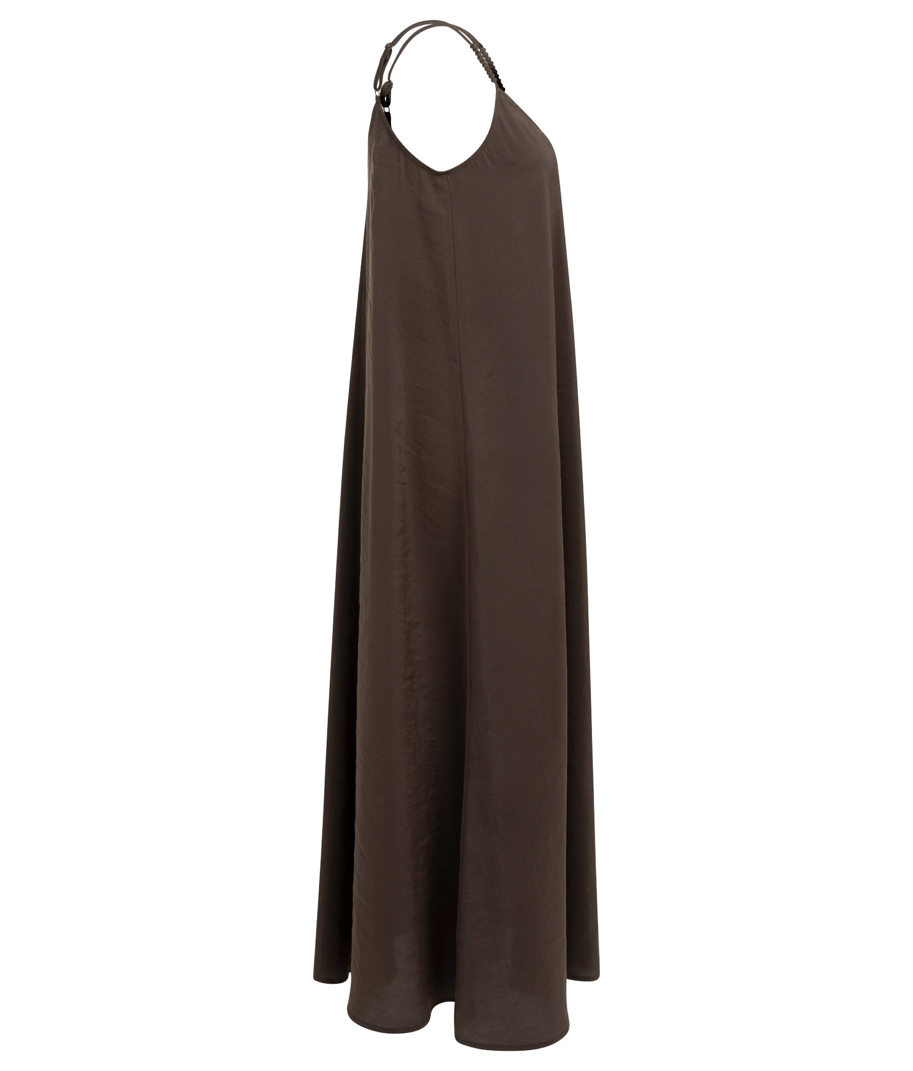 Langes Kleid mit Spaghettiträgern