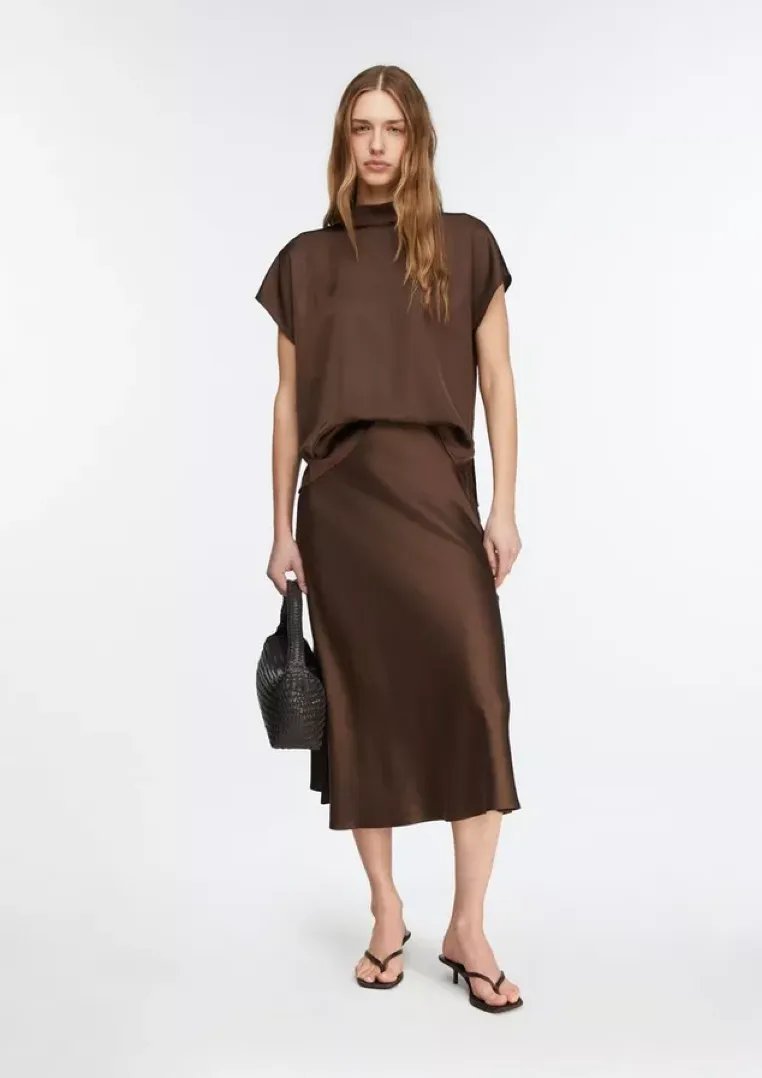 Comma Blusen Brown