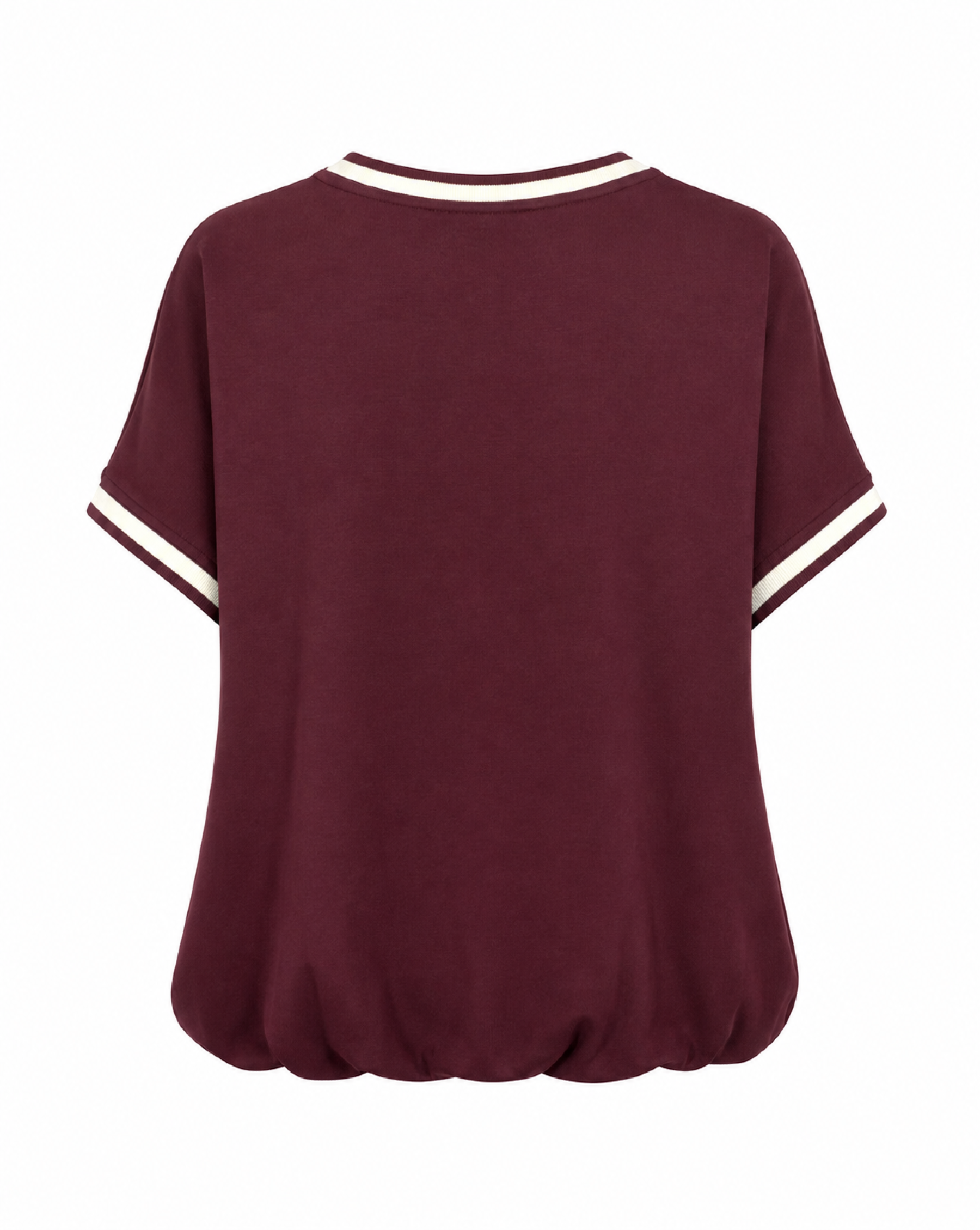 T-Shirt mit Ballonsaum