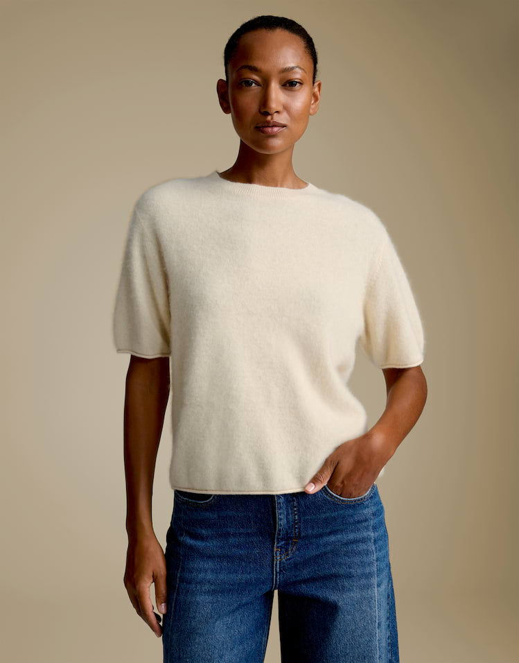 Kurzarmstrickpullover TIMIA