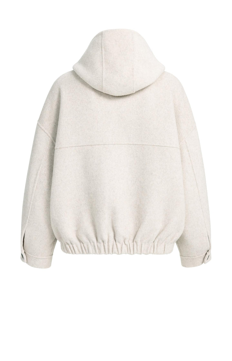 Oversize-Jacke mit Kapuze