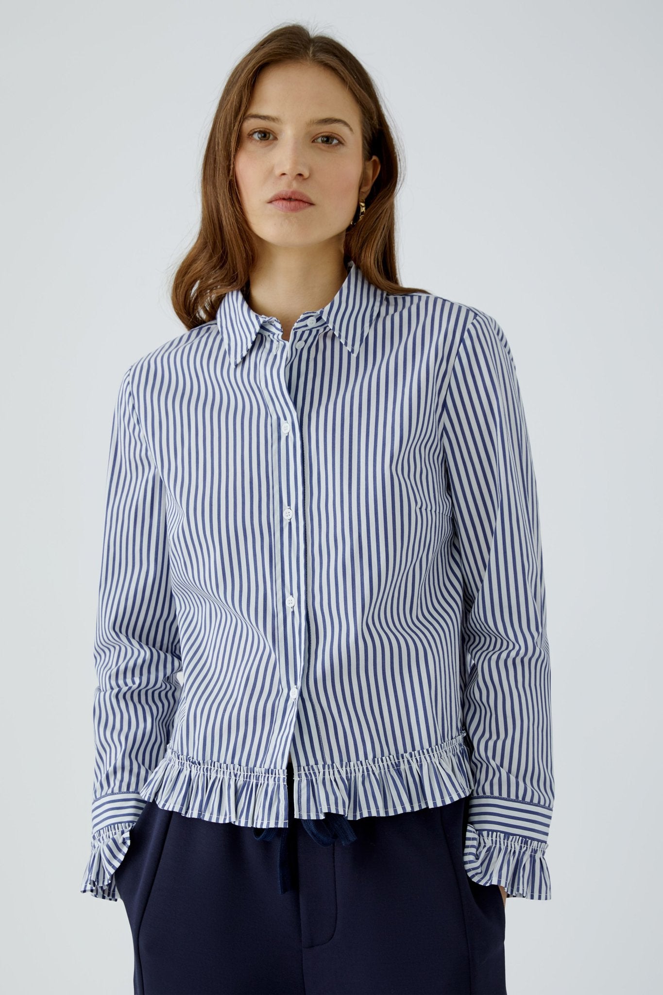 Bluse mit Volant