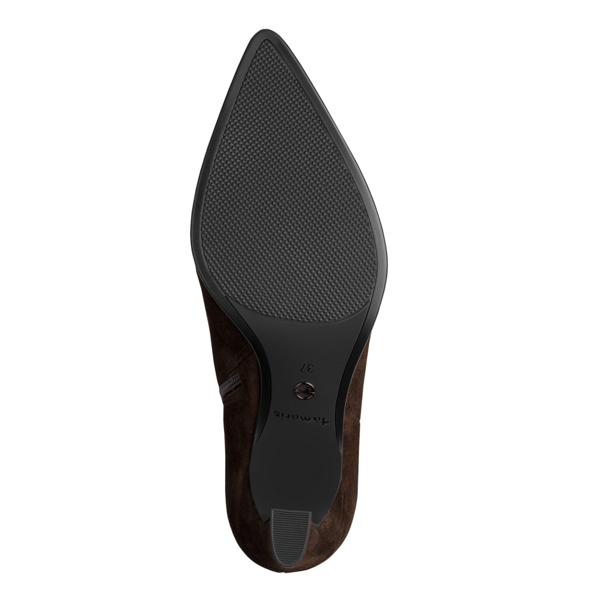 Lederstiefelette mit Reißverschluss