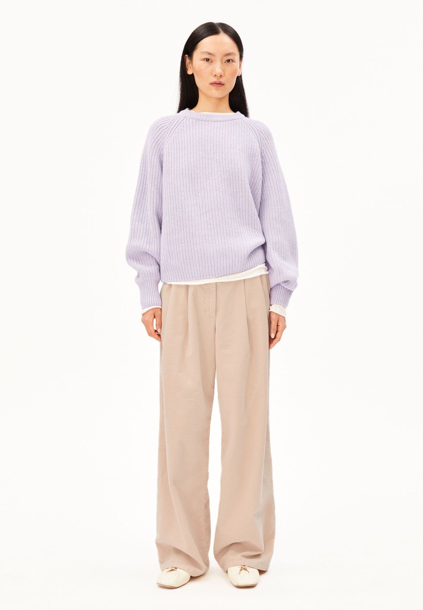 Rippstrick Pullover