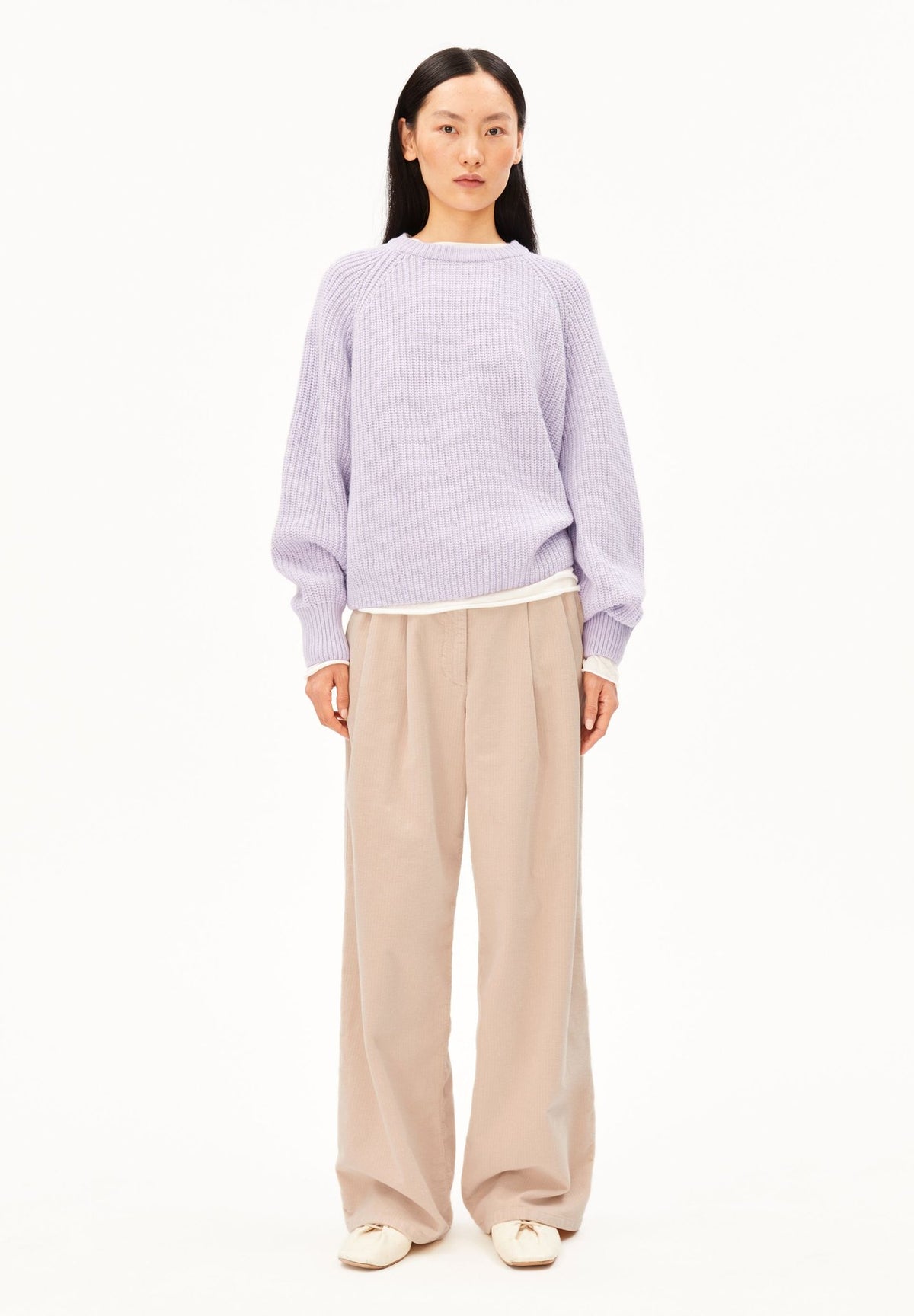 Rippstrick Pullover
