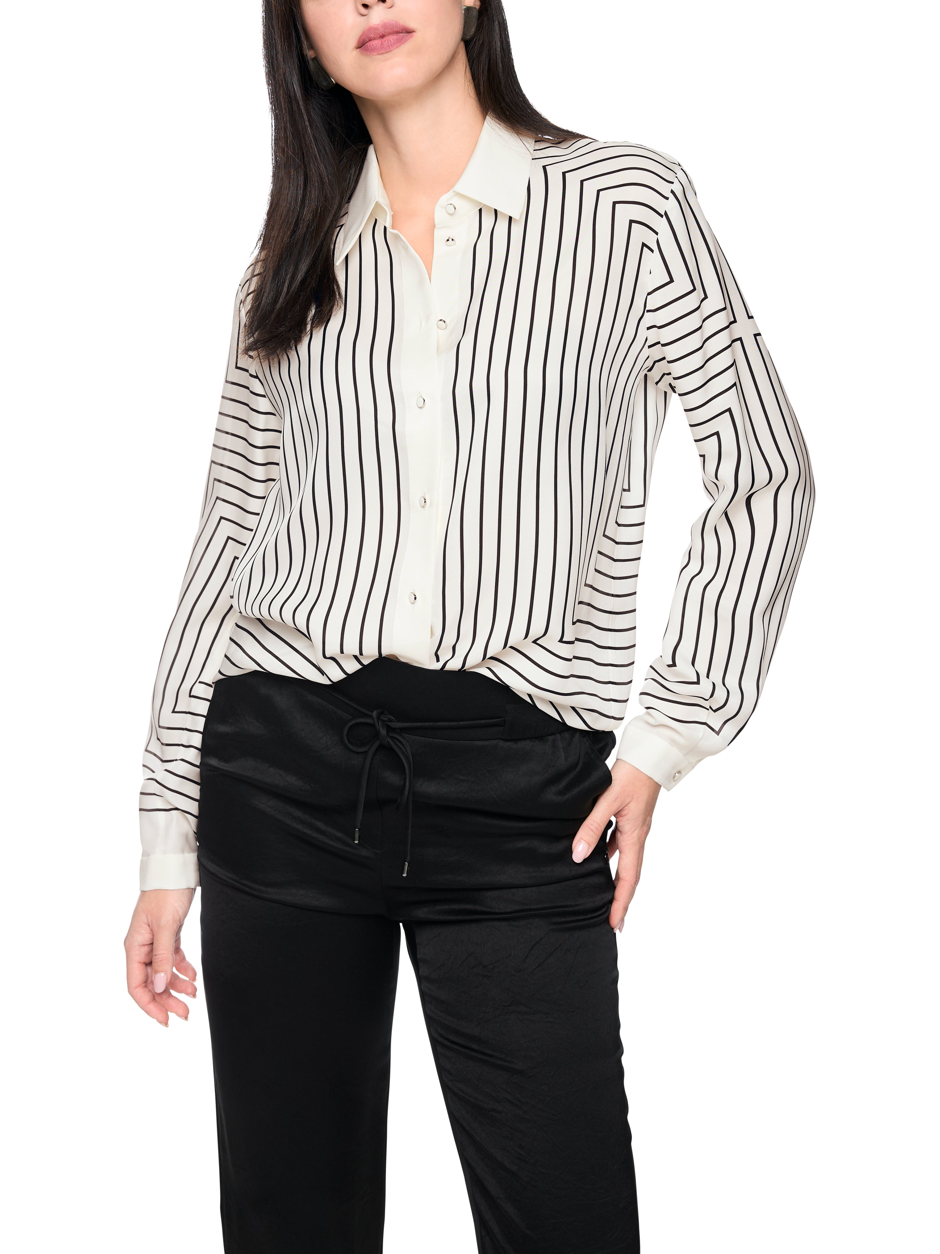 Bluse mit geometrischem Print