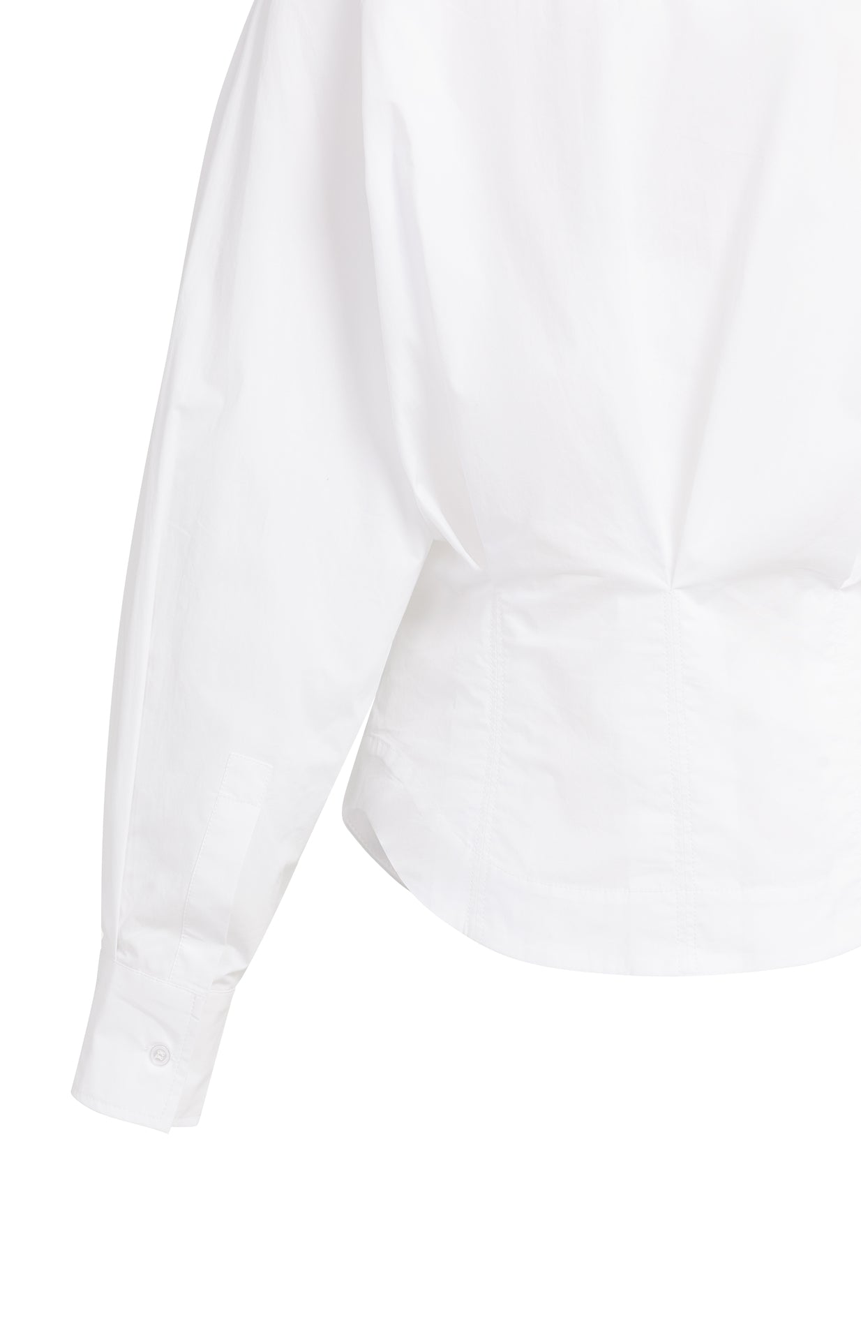 Bluse mit Zierfalte