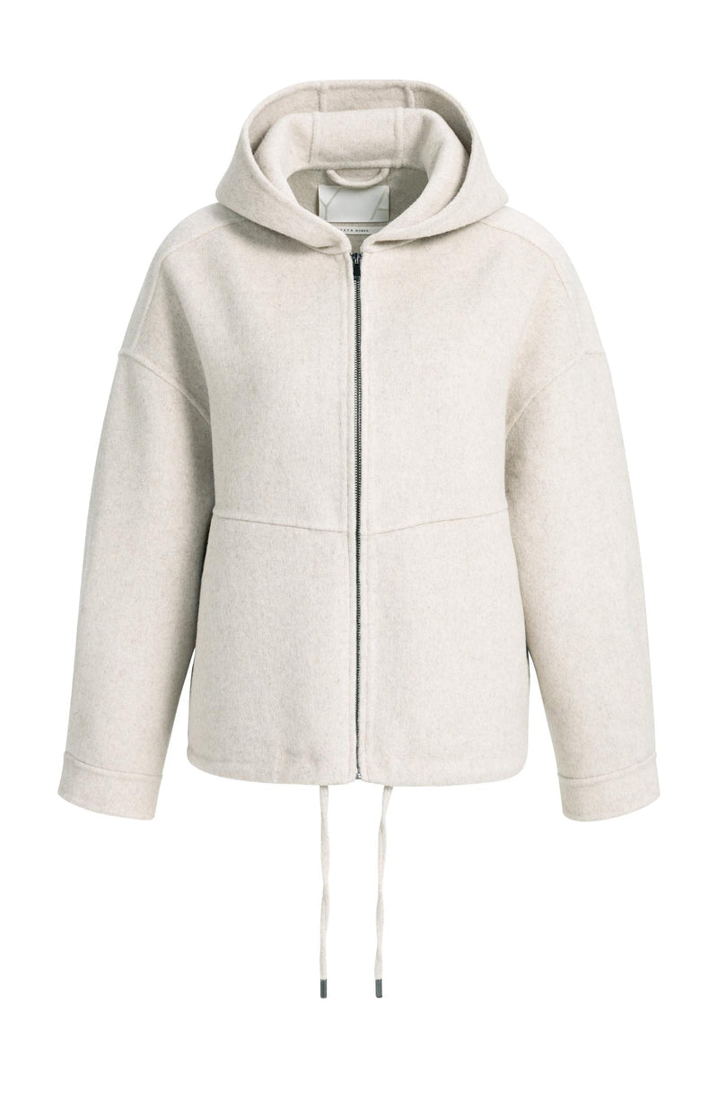 Oversize-Jacke mit Kapuze