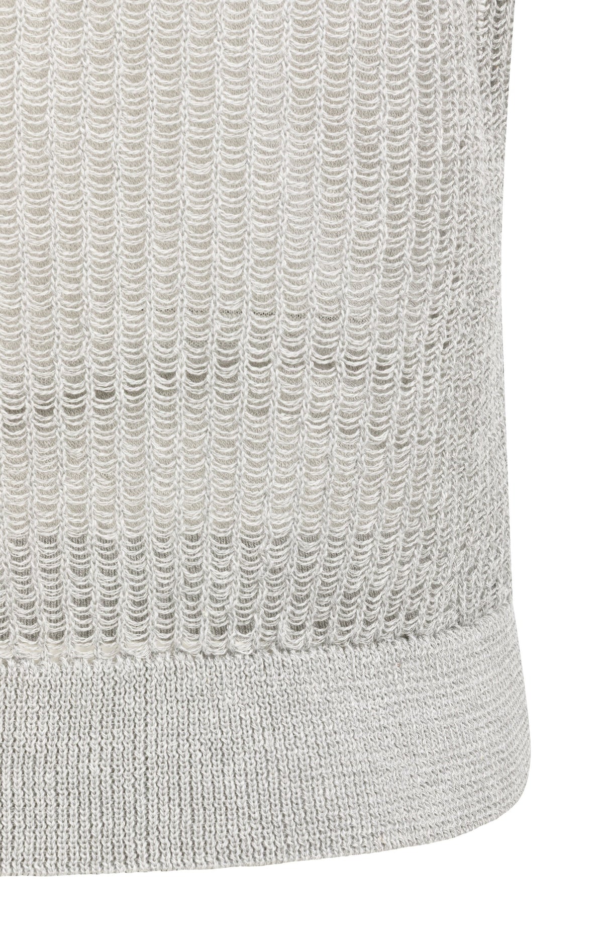 Ärmelloser Strickpullover im Lagenlook