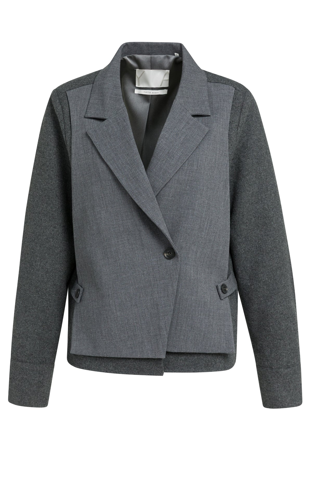 Blazer mit Kontraststoff