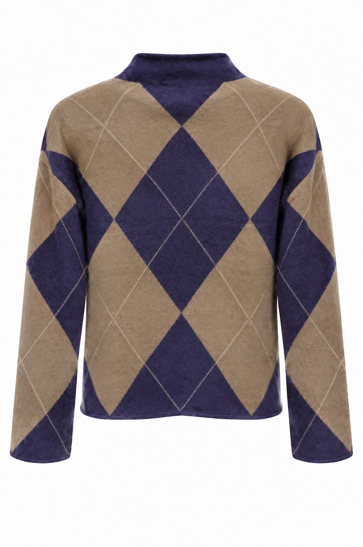Strickpullover mit Argyle-Muster