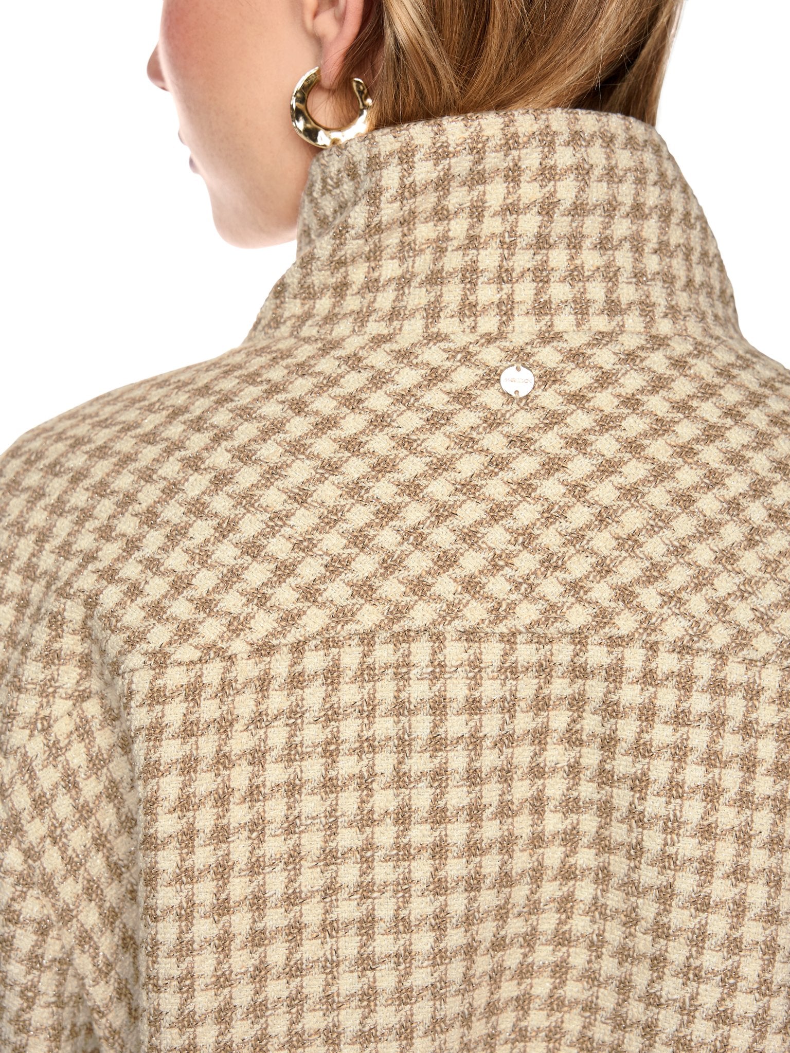 Blousonjacke mit Hahnentritt