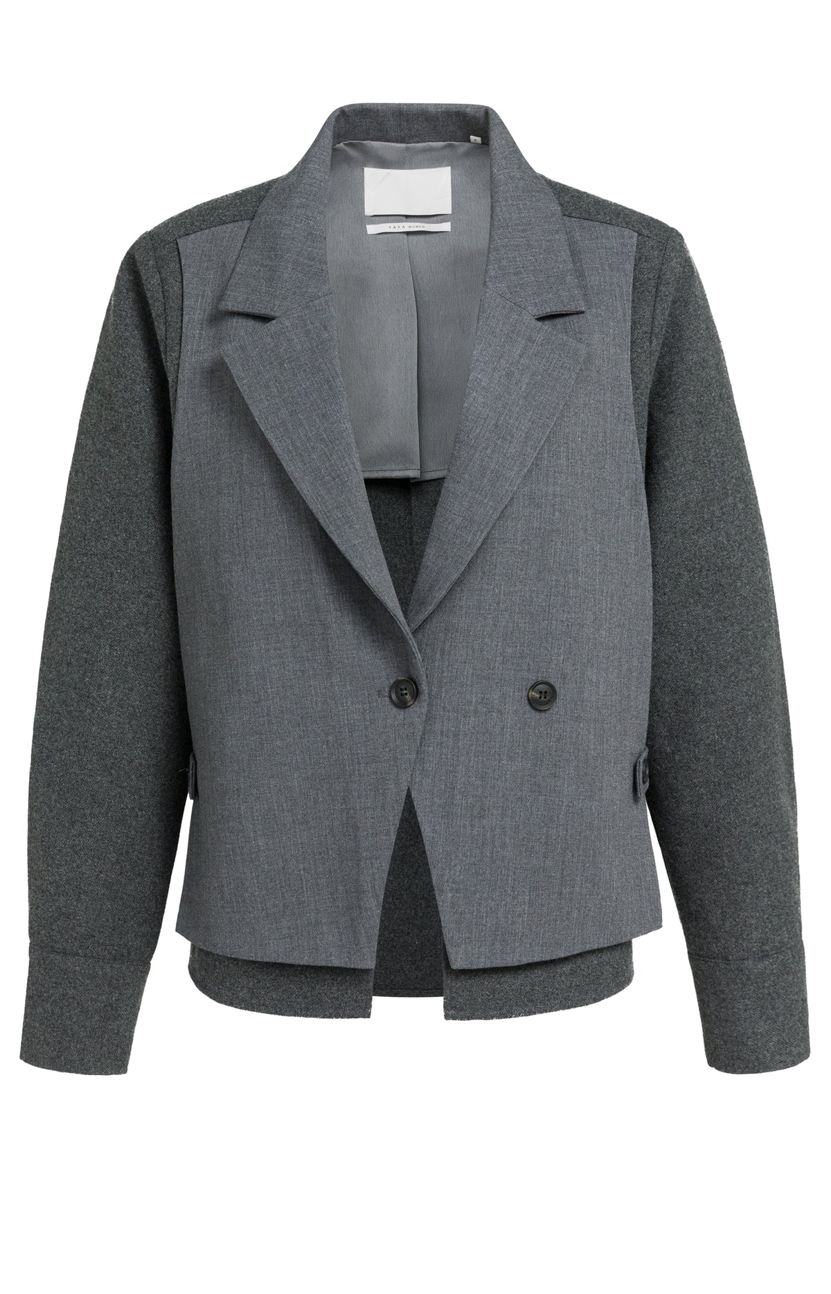 Blazer mit Kontraststoff