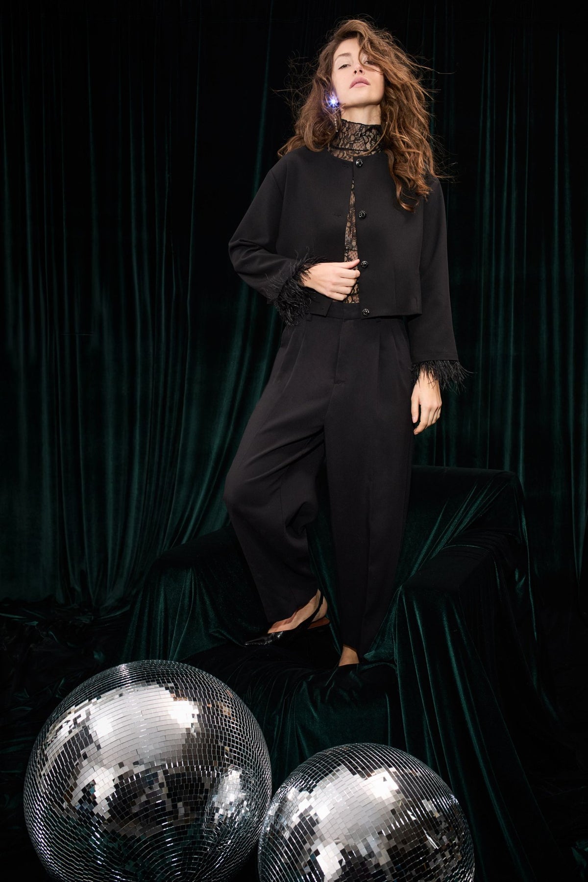 Longsleeve mit Spitze