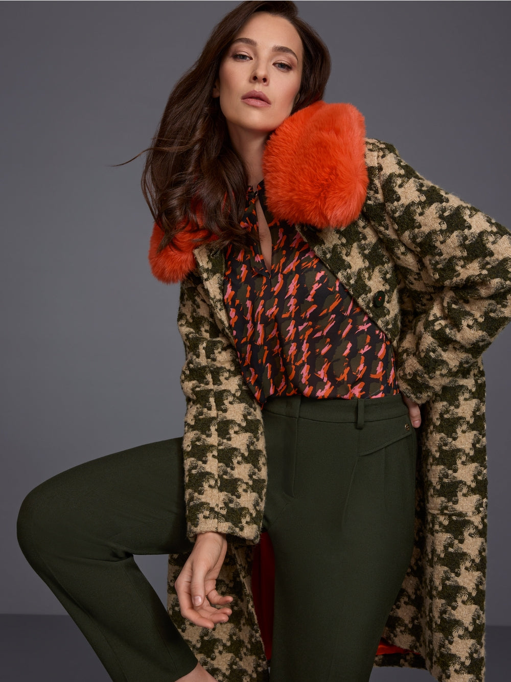 MarcCain Collections Mäntel Raffia Melange
