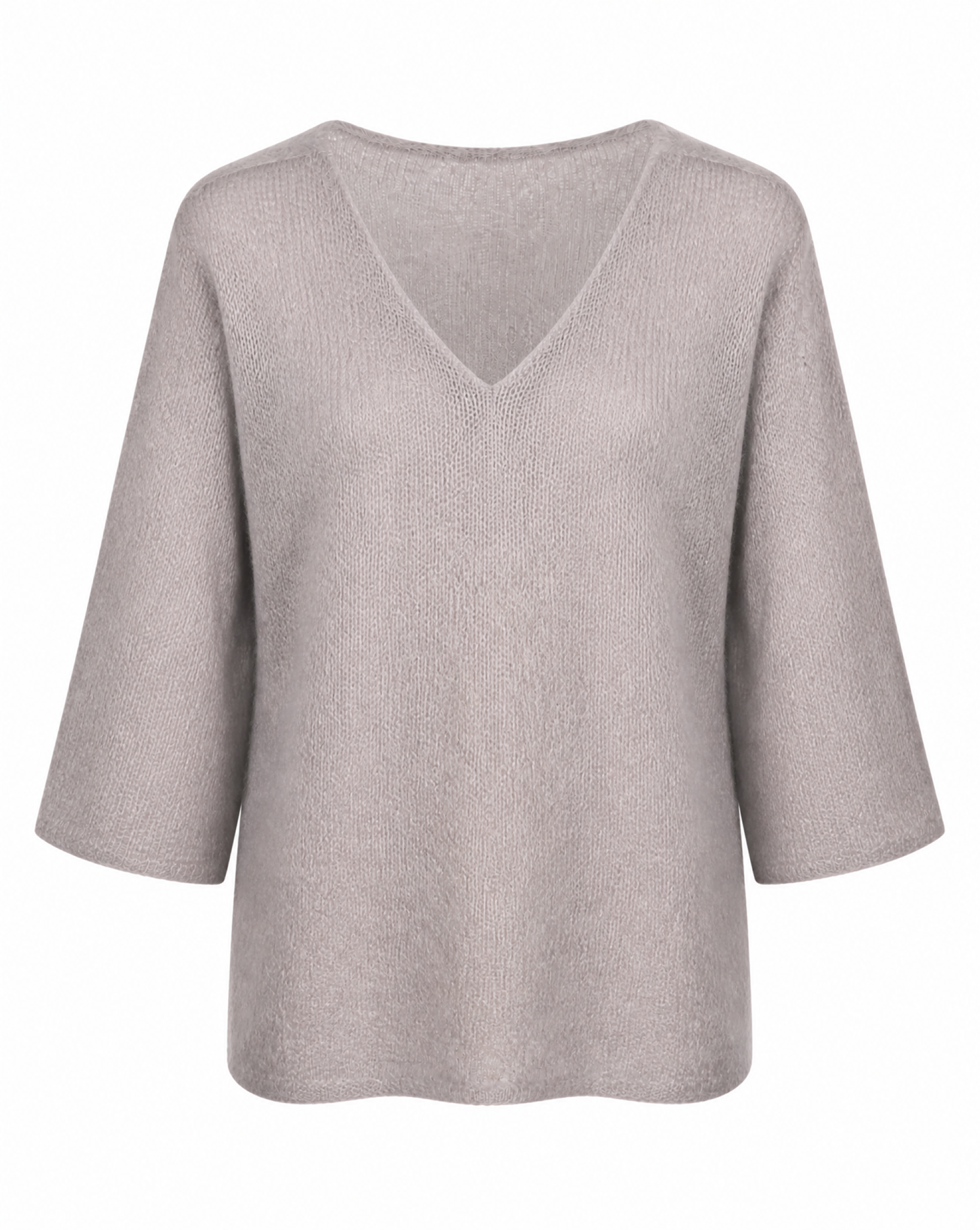 Strickpullover mit V-Ausschnitt