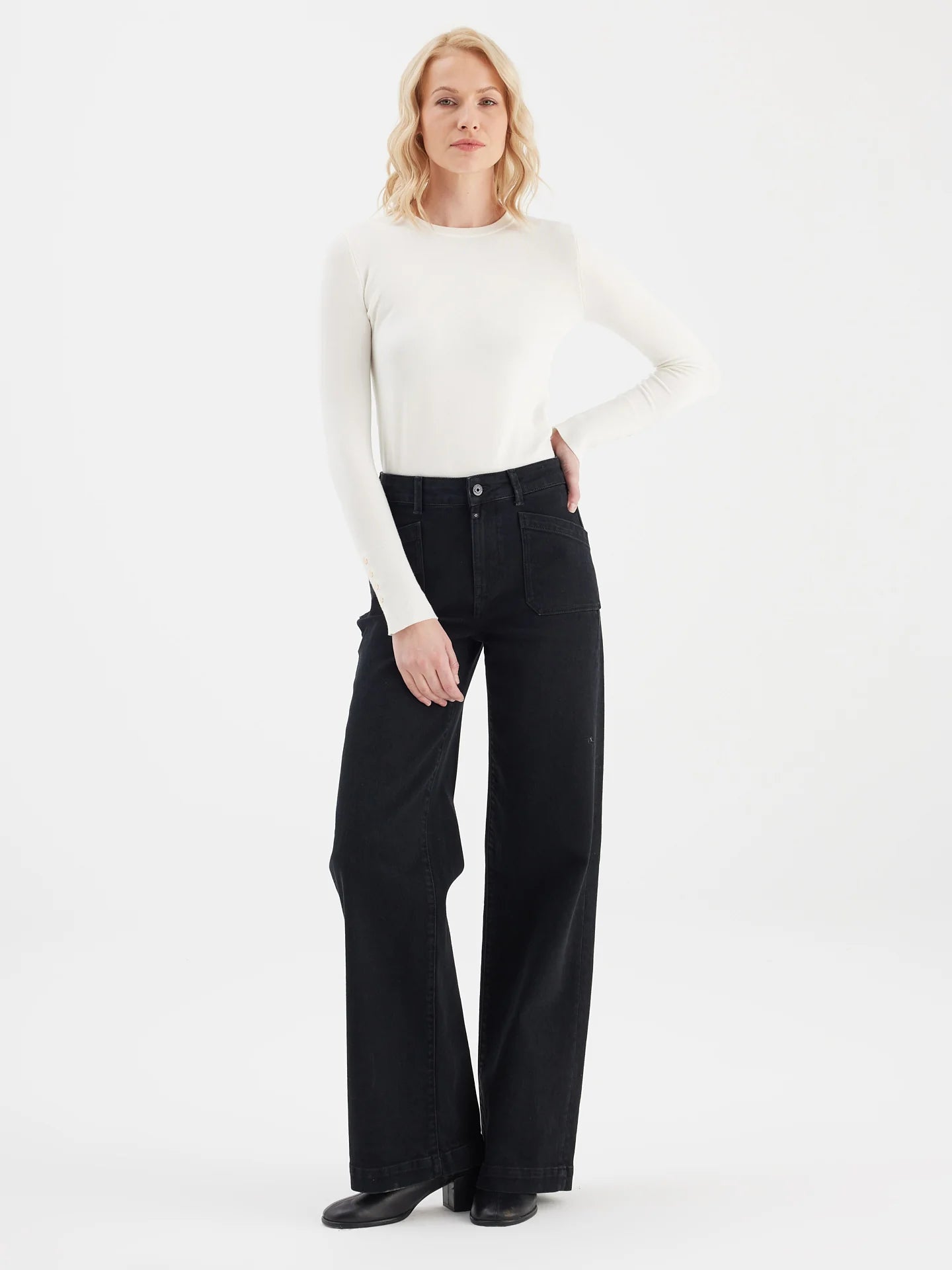 Cup of Joe Wide Leg Black