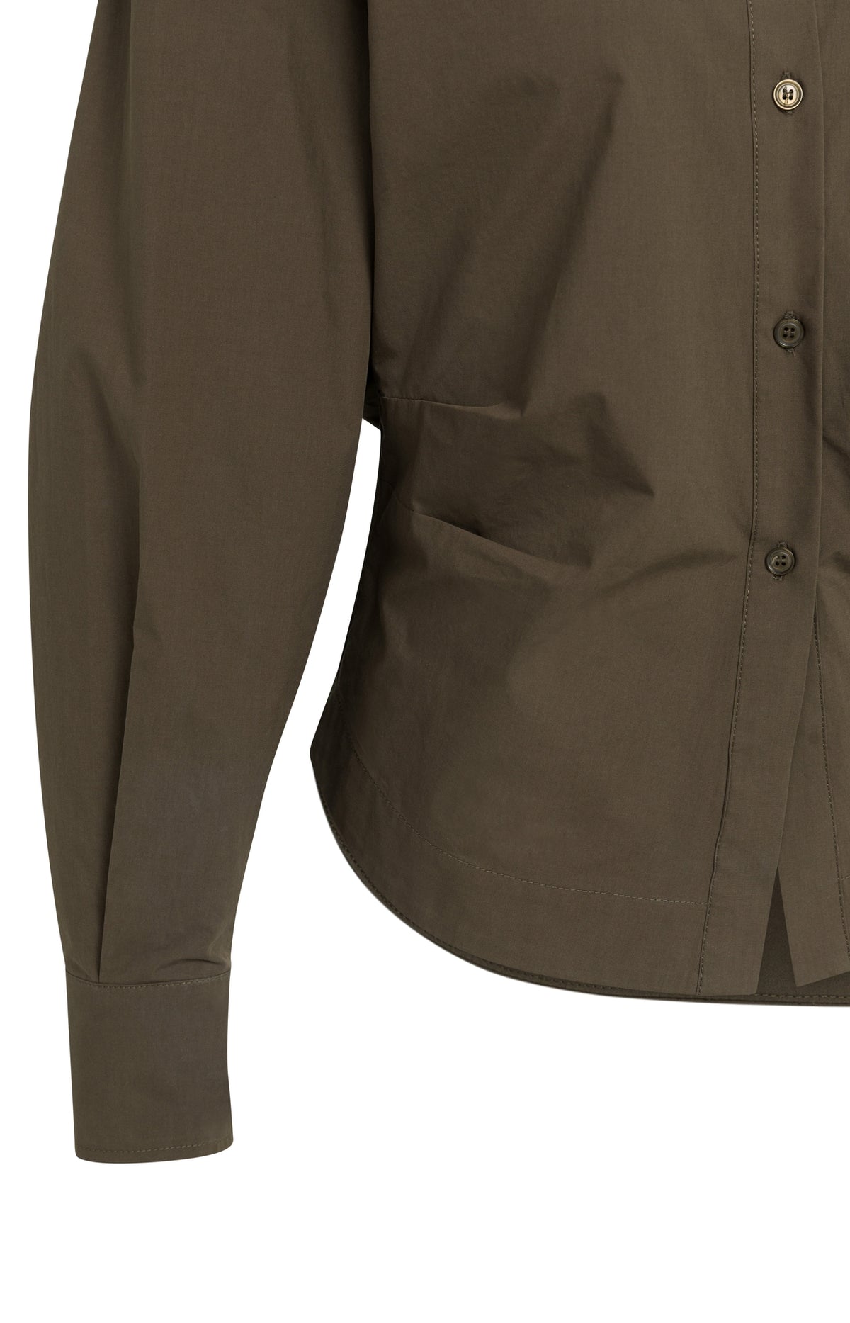 Bluse mit Zierfalte