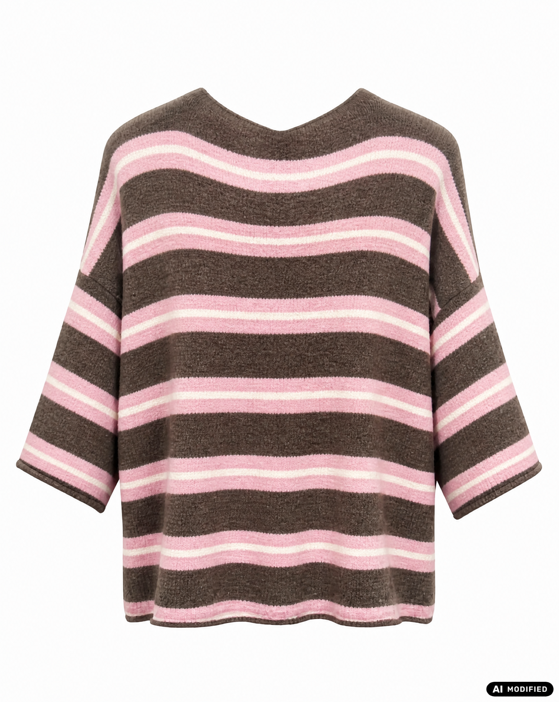 Strickjacke mit Streifen