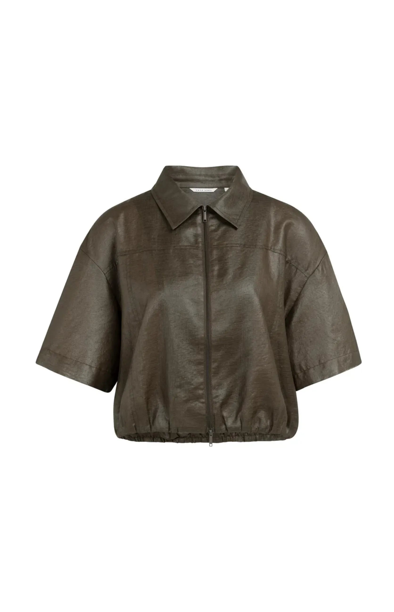 Blusenjacke mit Beschichtung