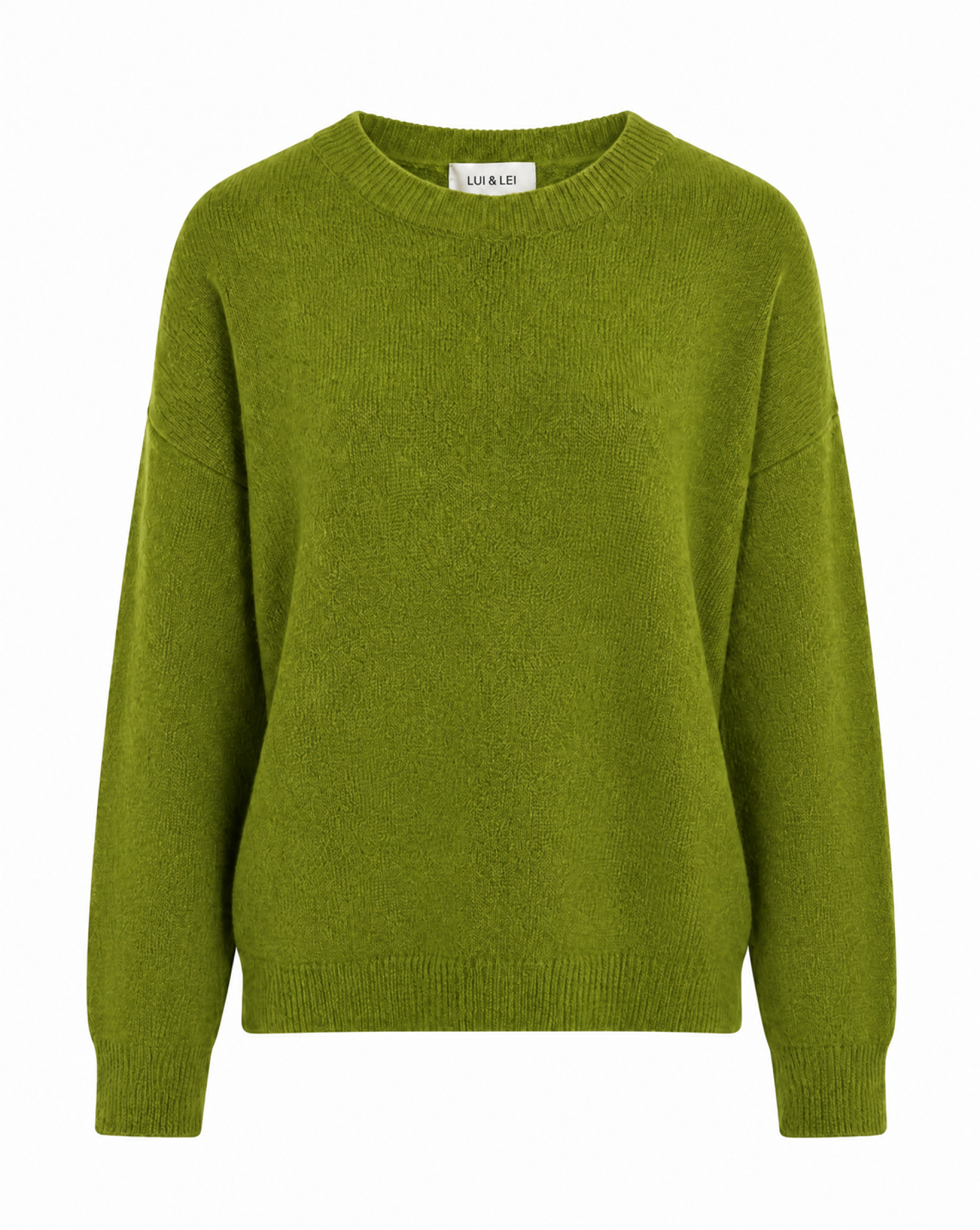 Strickpullover mit Rundhalsausschnitt