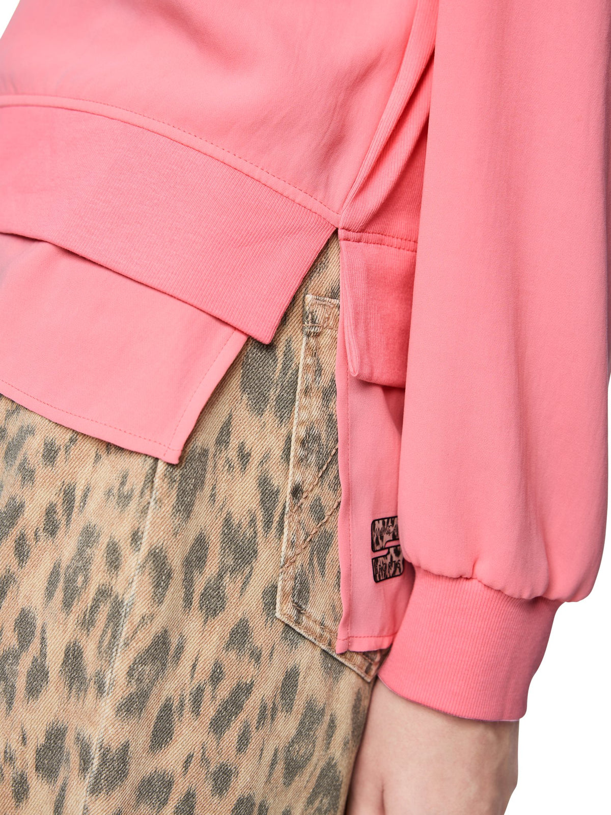 Sweatshirt im Layering-Look