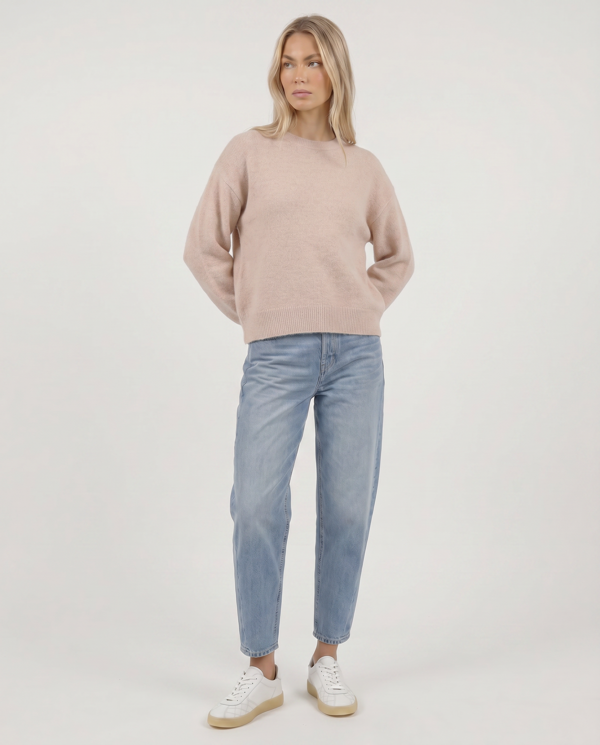Goose Flash Strickpullover Beige