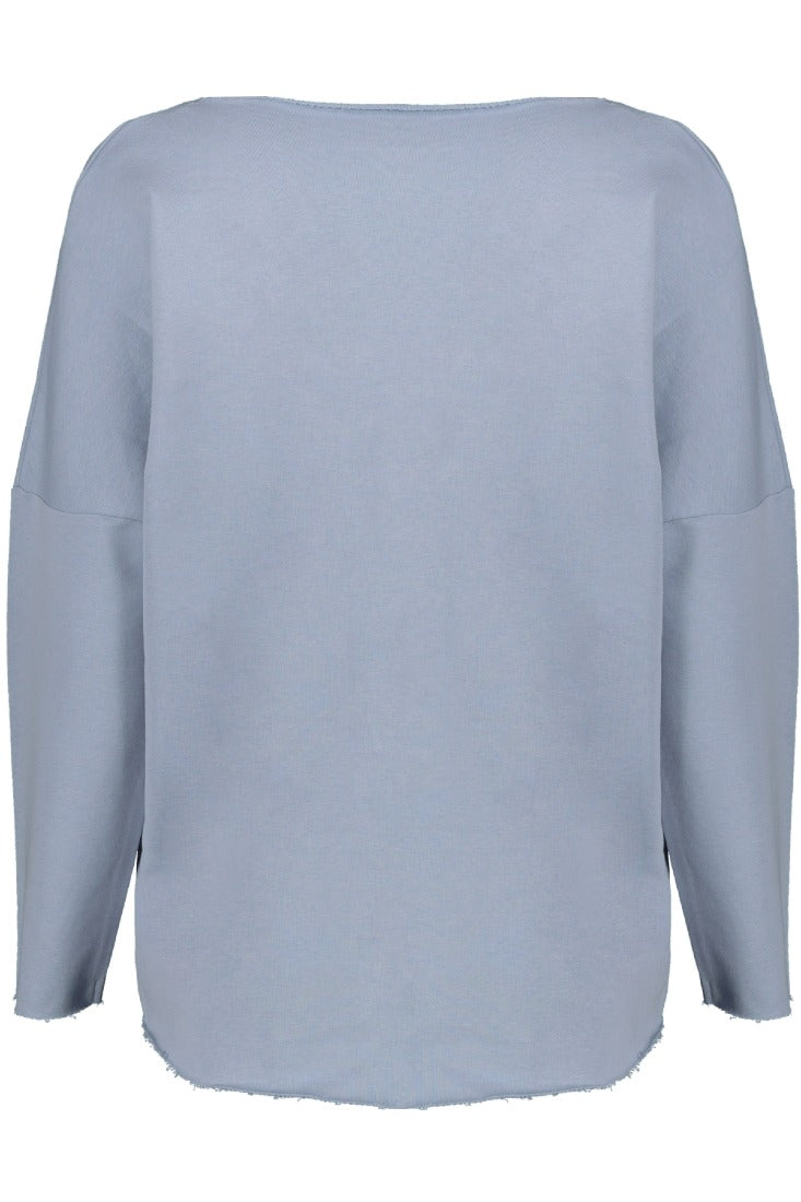 be famous Sweatshirts Serene Blue - Puffy Neon Yellow