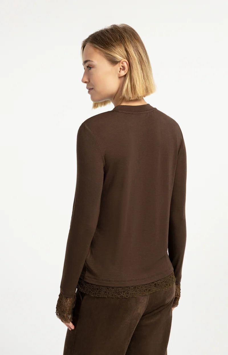 Longsleeve mit Spitzendetails