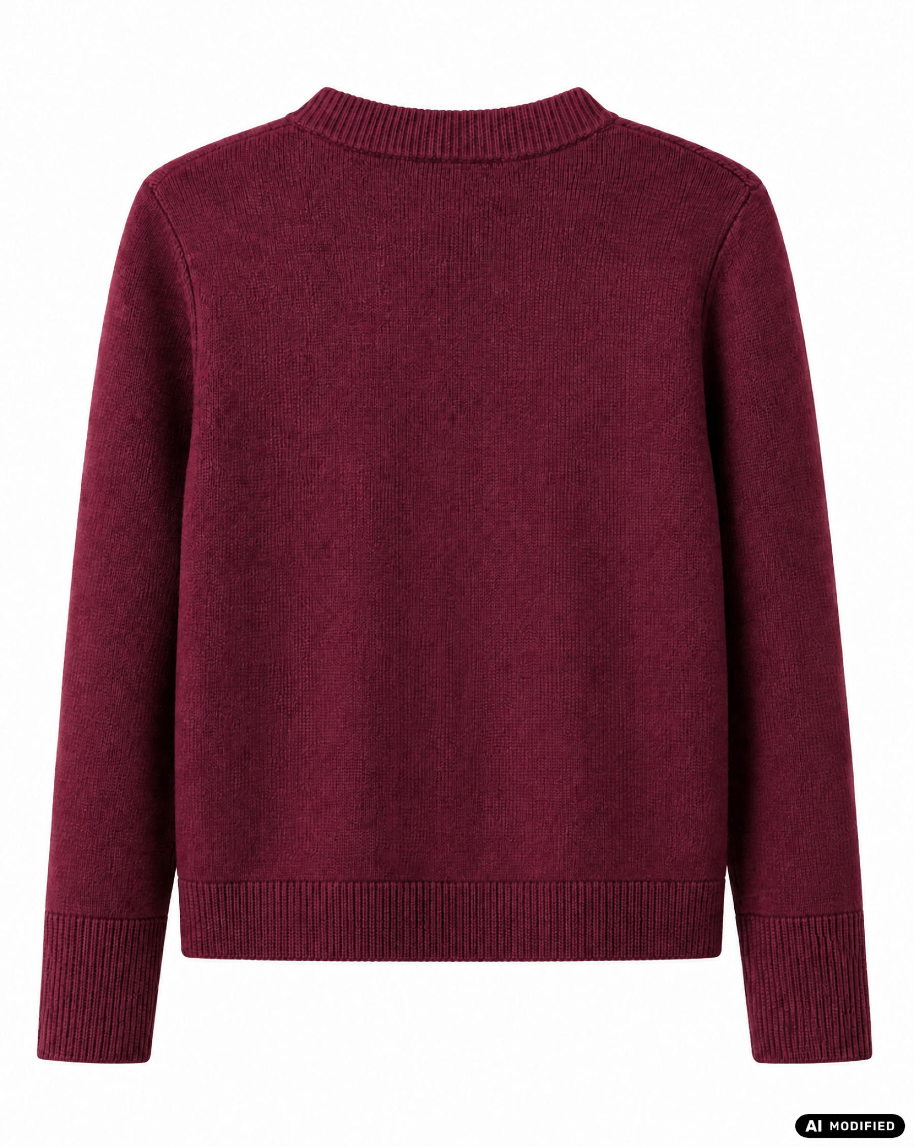 Strickjacke mit Rundhalsausschnitt