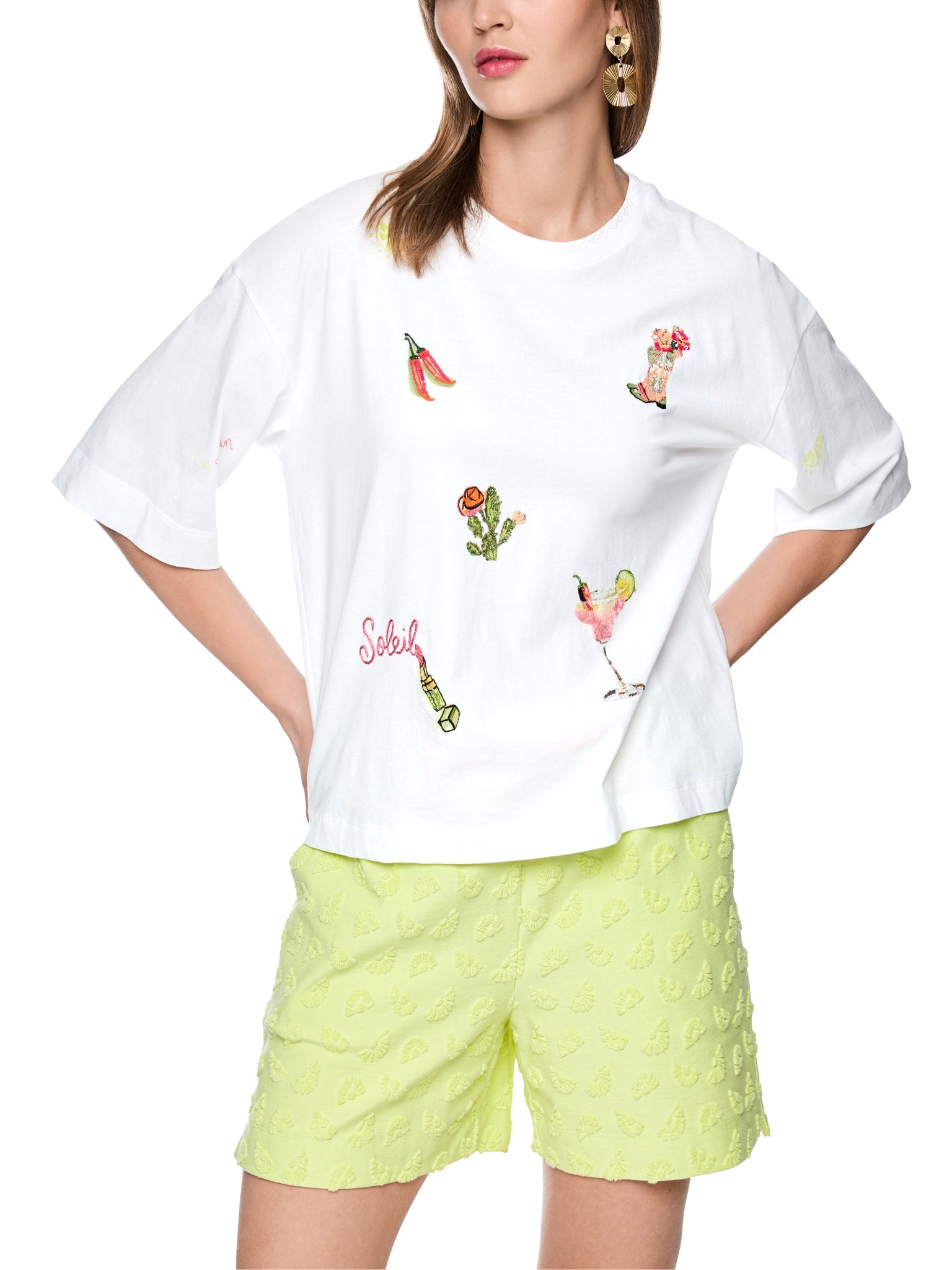 T-Shirt mit Patches