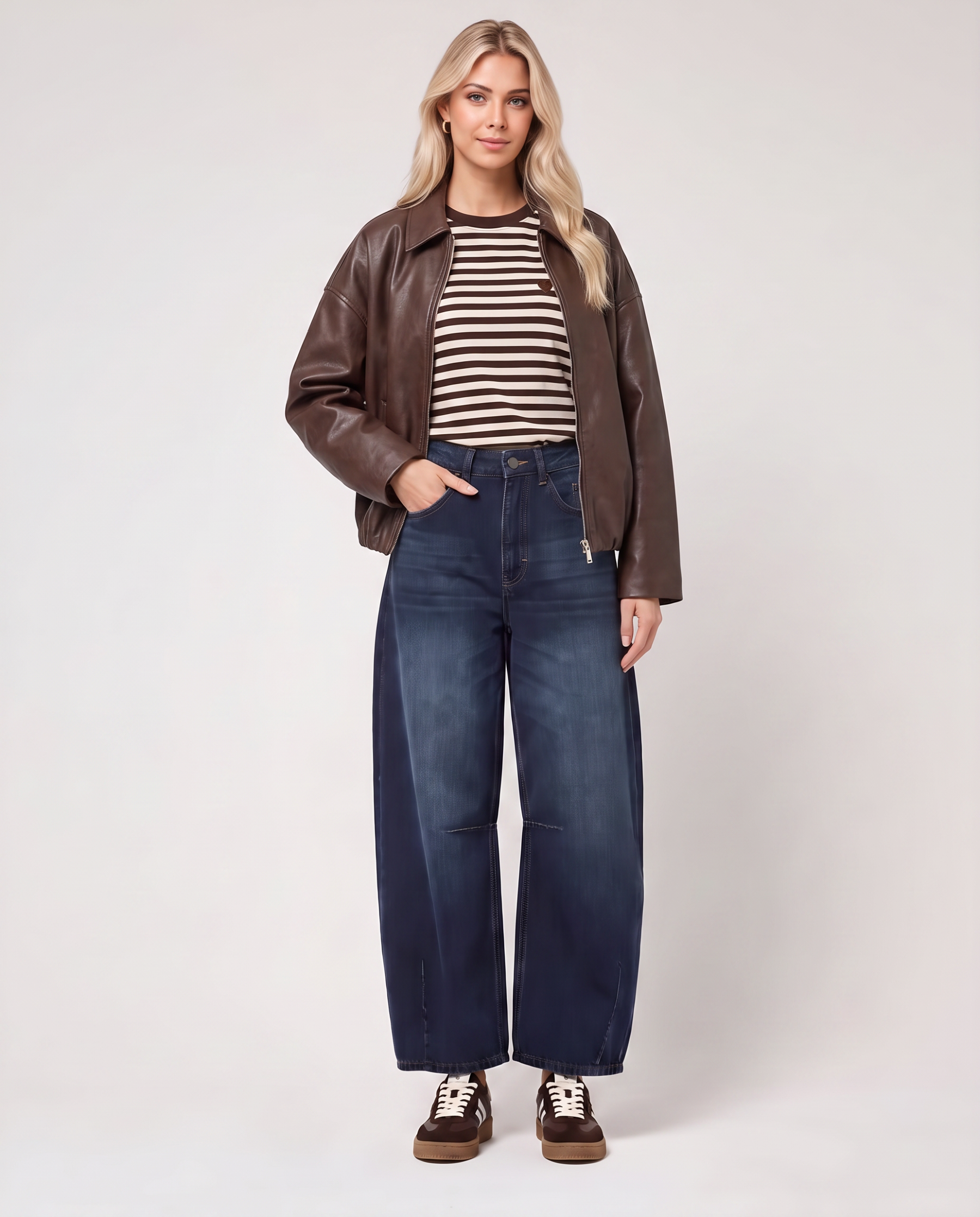 Kunstlederjacke