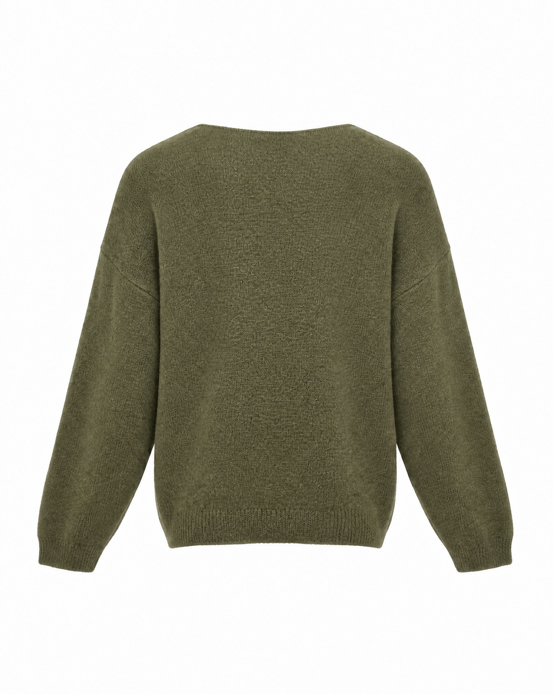 Strickpullover mit V-Ausschnitt