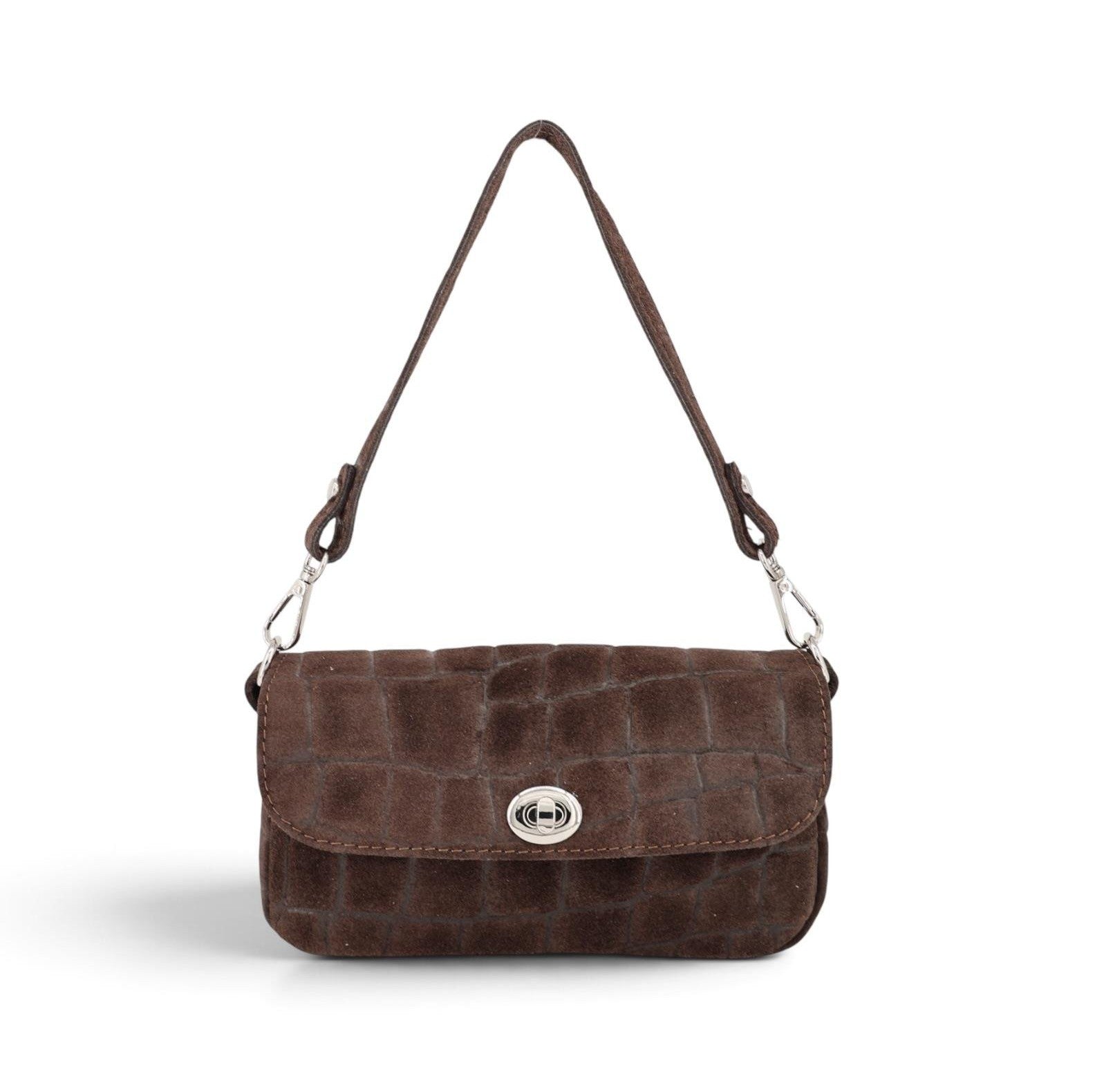 Tasche mit Krokoprägung