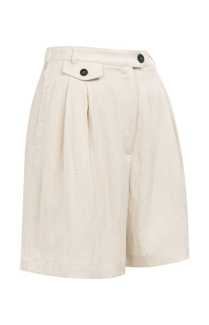 Bermudashorts aus Webstoff