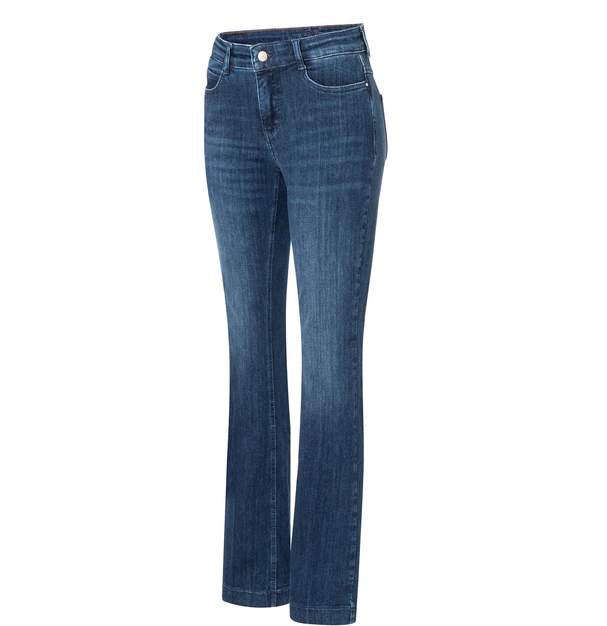MAC Flared Leg Cobalt Authentic Wash