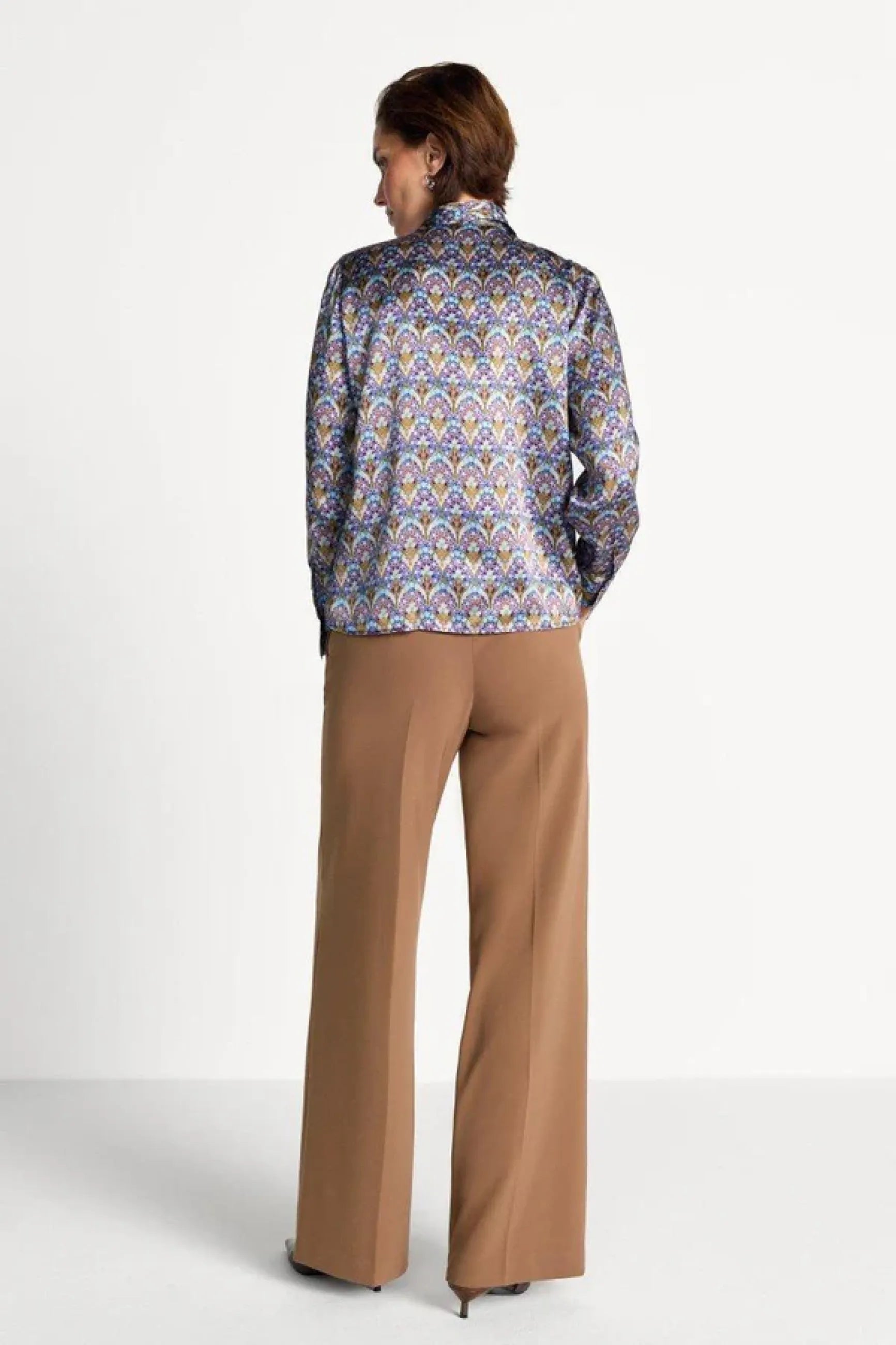Bluse mit Blüten Muster