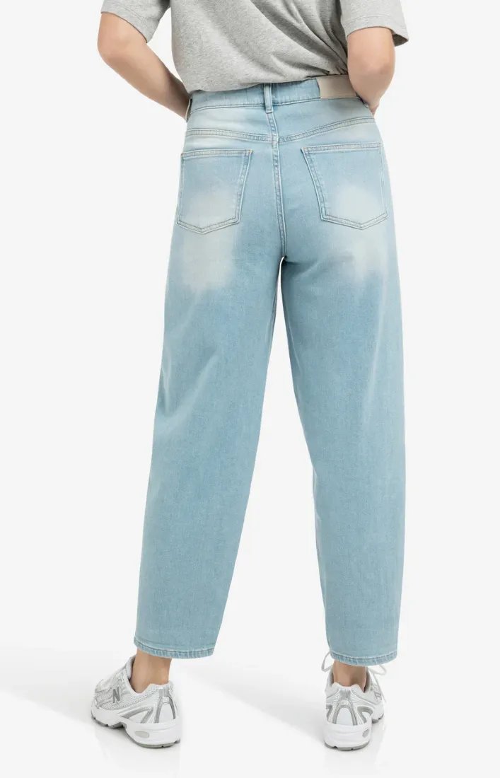 Yaya O-Shape Mid Blue Denim