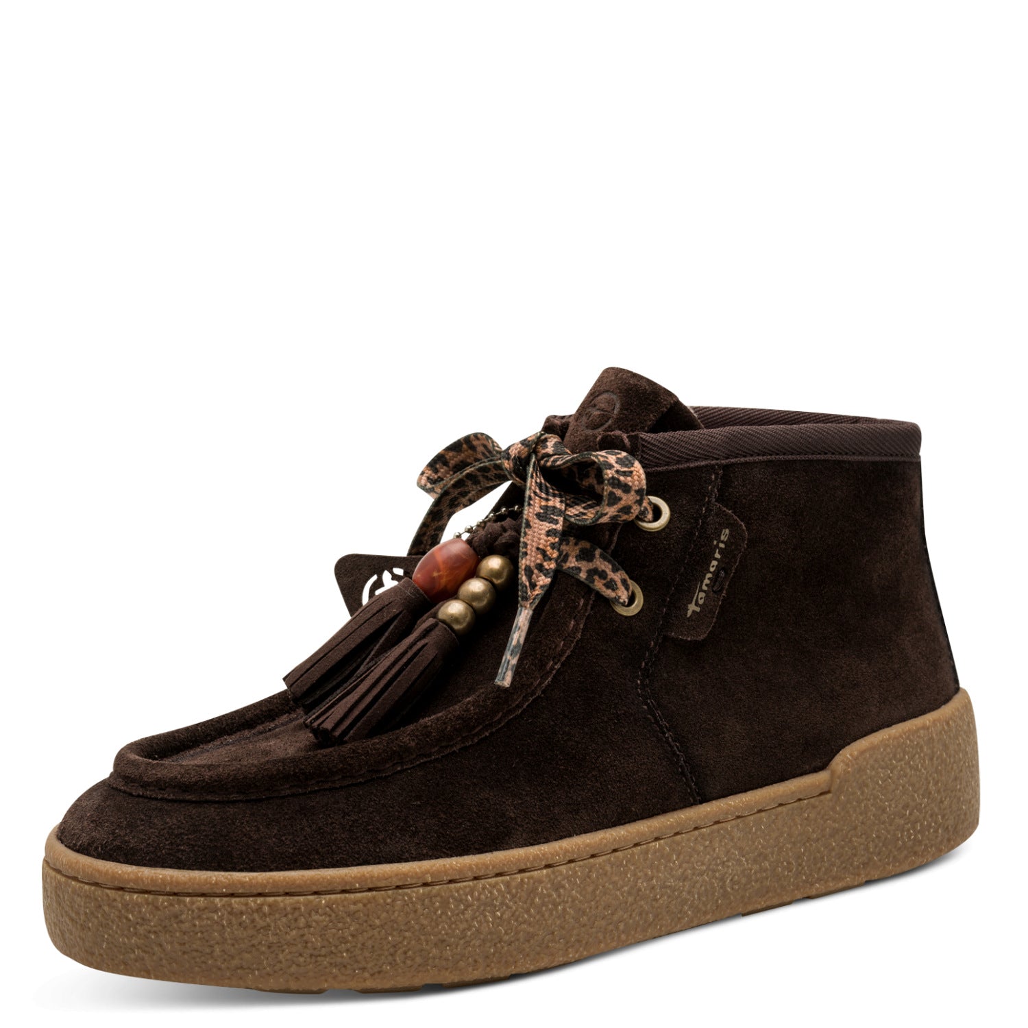 Ledersneaker im Boho-Style