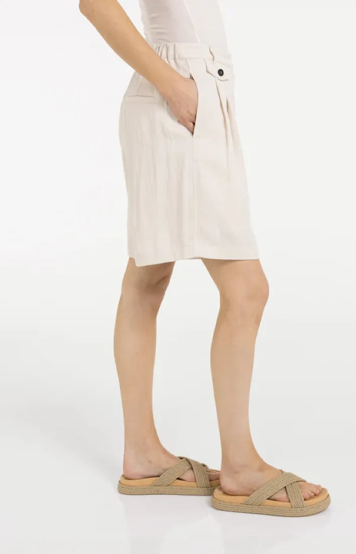 Bermudashorts aus Webstoff