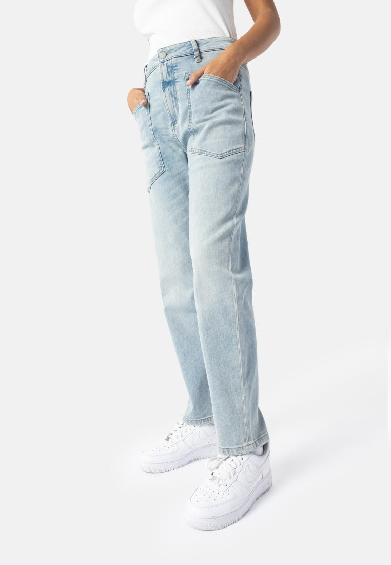 Elias Rumelis Straight Leg Hawaii Blue