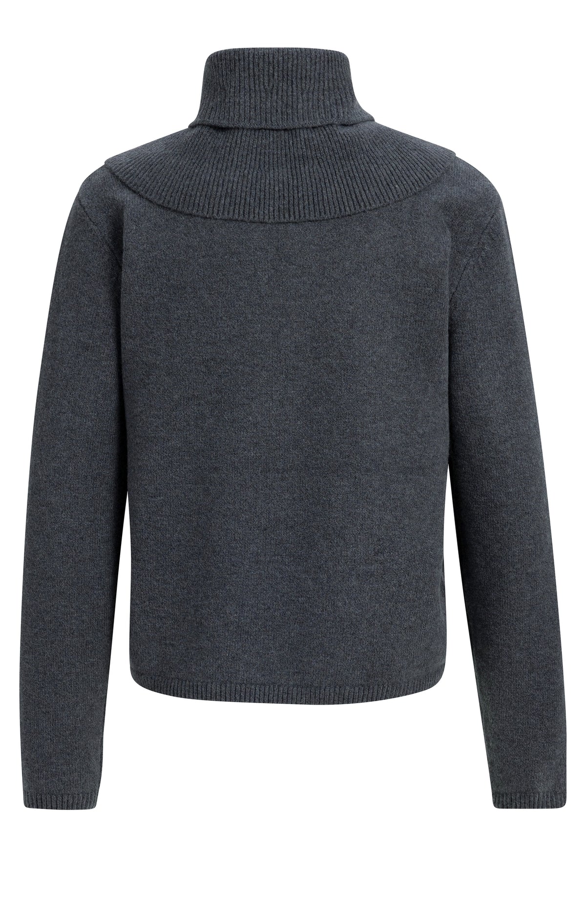Pullover mit abnehmbarem Rollkragen