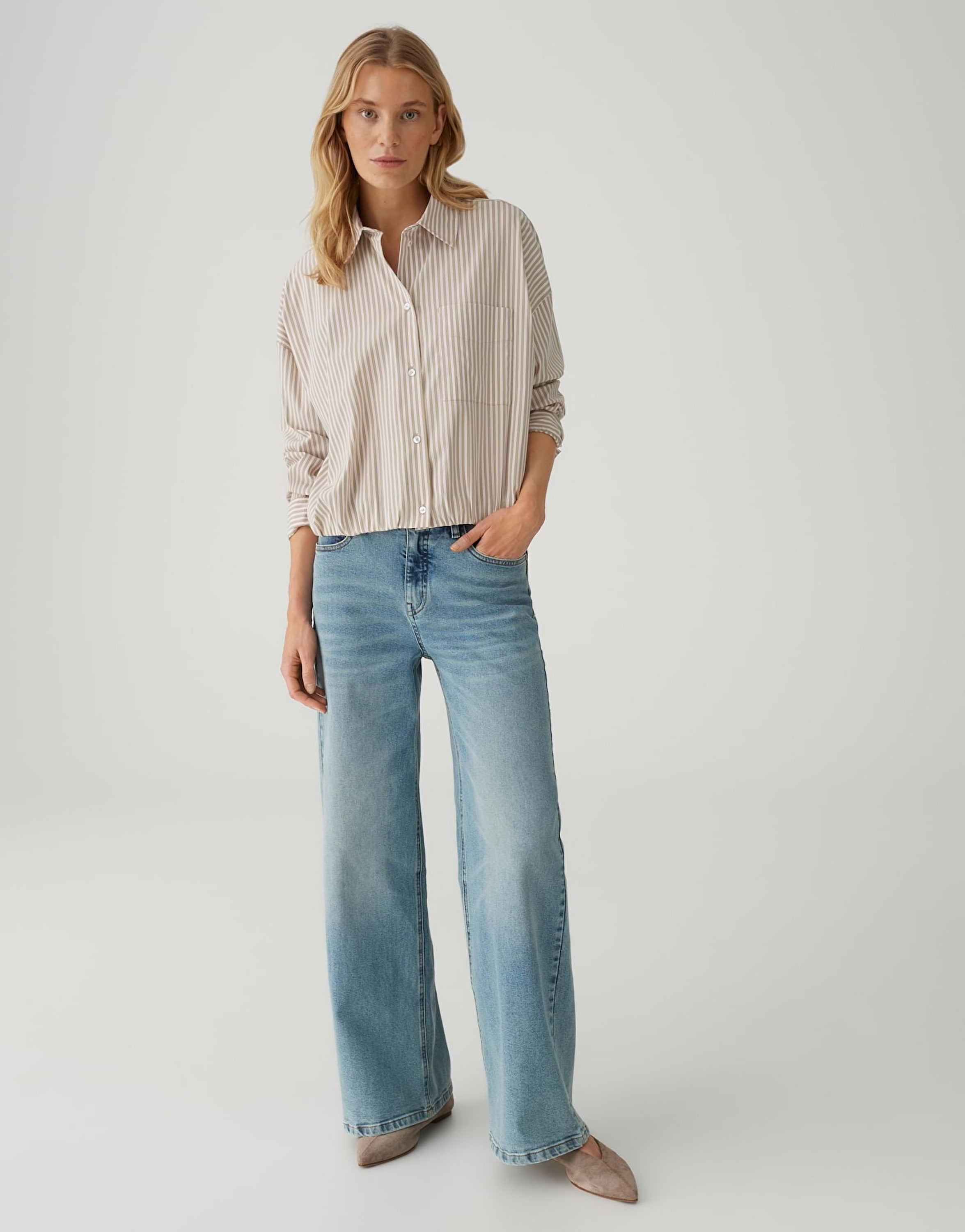 Opus Blusen Soft Oat