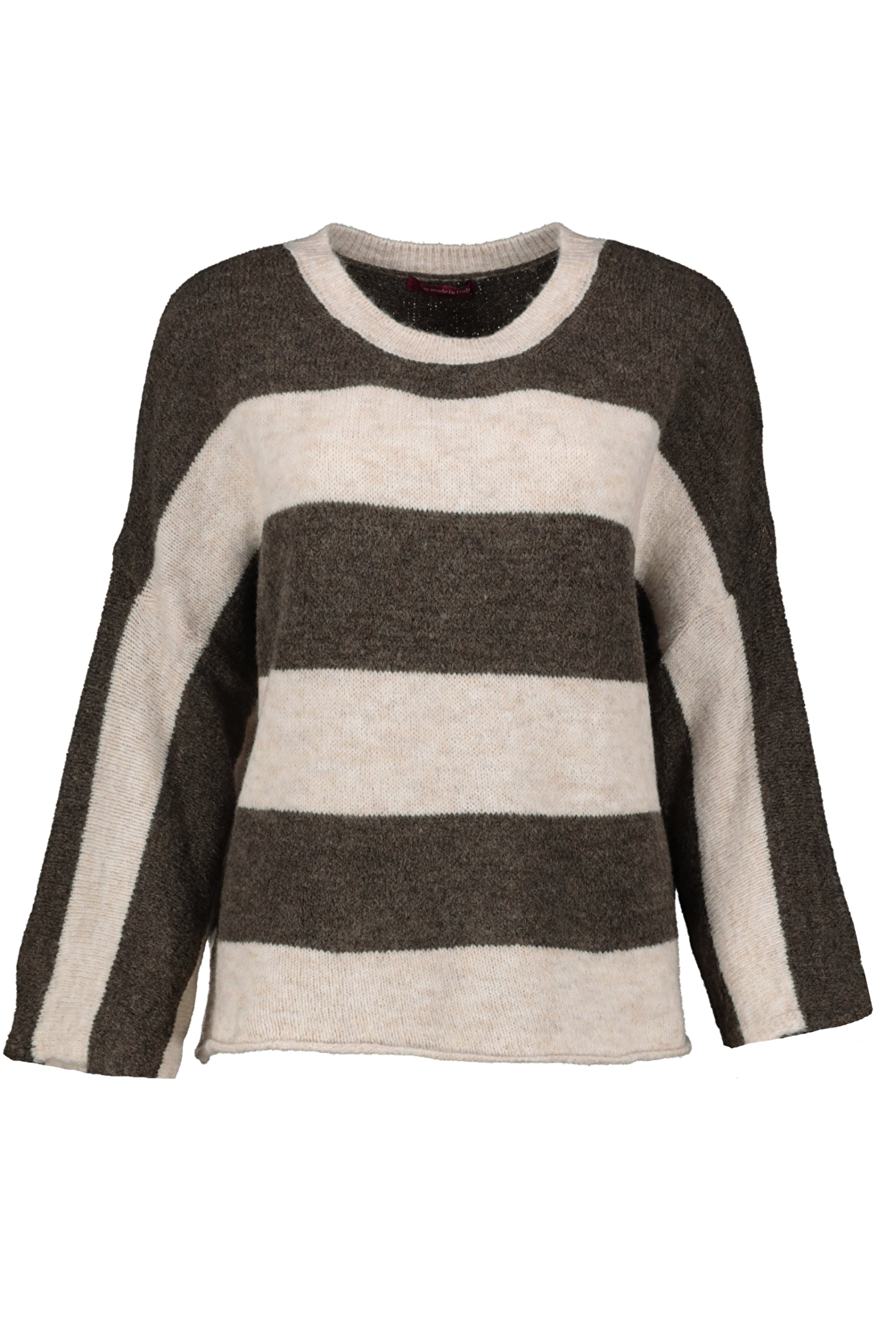 Goose Flash Strickpullover Beige/Braun