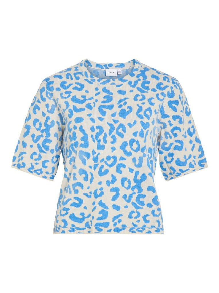 VILA T-Shirts Super Light Natural Melan/Melange W