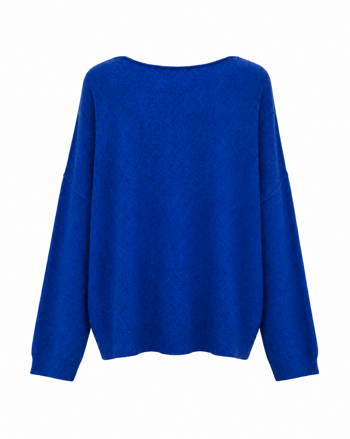 Strickpullover mit Rollkanten