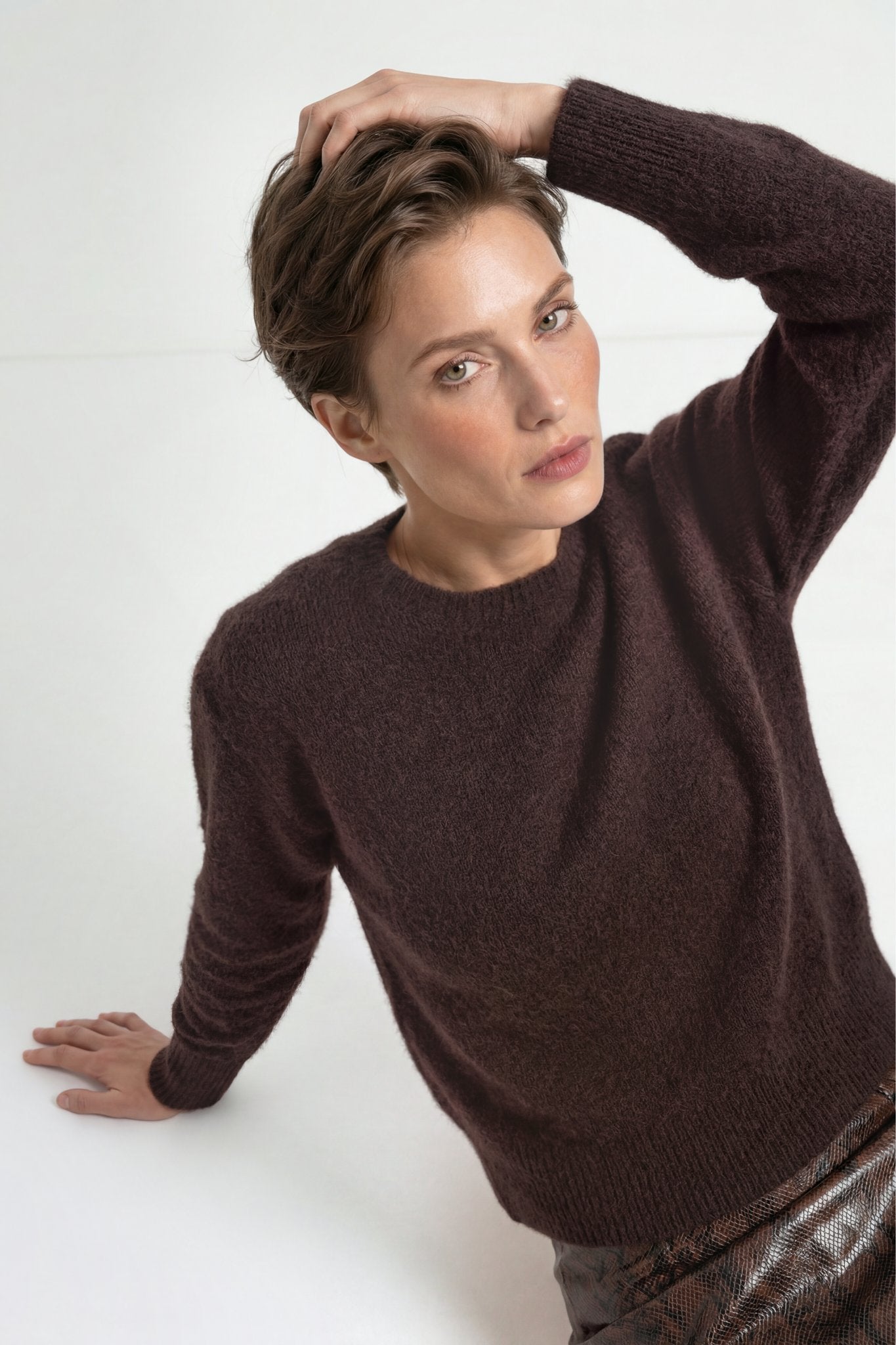 Strickpullover mit Alpaka