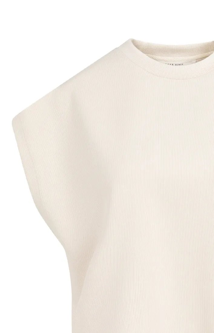 Yaya Sweatshirts Cloud Creme White
